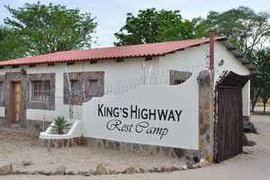 This is the entrance gates of King's Highway Rest Camp
