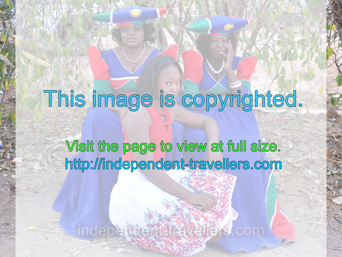 Three Namibian women
