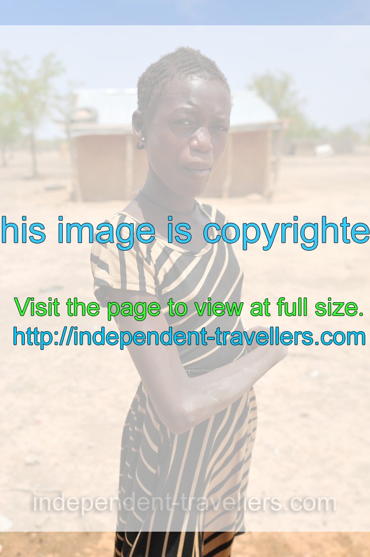 This lovely girl let us to photograph in the Himba village for the price of 100 Namibian dollars