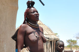 An appealing Himba woman