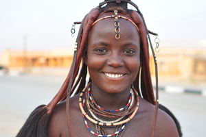 An enticing Himba woman