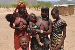 The Himba and Zemba people are very hospitable