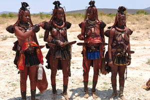 Tempting Himba girls