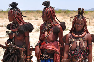 Good-looking Himba girls