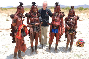 Me and the Himba girls are on C43 road
