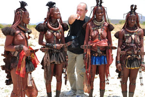 I asked the Himba girls to look at the camera