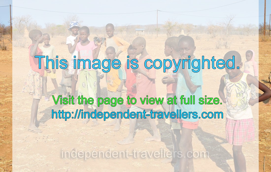 We met these children at the following geo coordinates: -18.17927, 14.02736