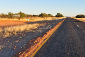 This “Tropic of Capricorn” road sign is located at -23.50031, 17.12837
