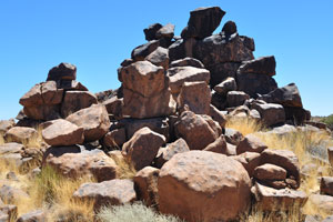 The Giant's Playground is a spectacular site with giant heaps of rocks all balancing on one another