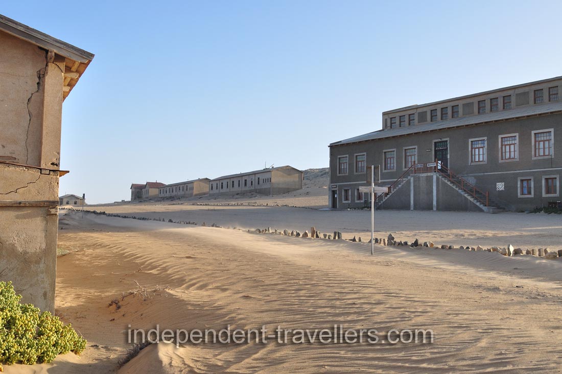 Kolmanskop is a ghost town in the Namib desert in southern Namibia