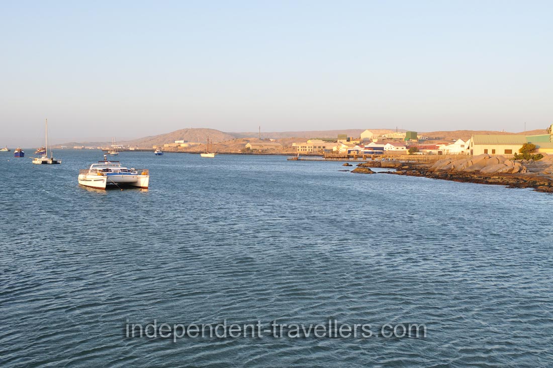 This is the harbour of Lüderitz