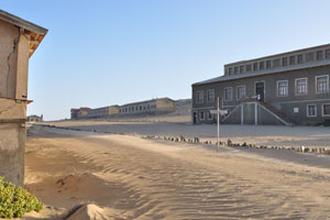 Kolmanskop is a ghost town in the Namib desert in southern Namibia