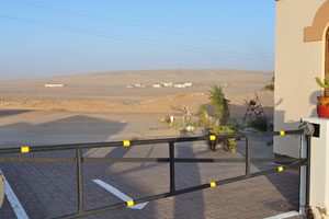 The gates to Kolmanskop are closed at 5pm