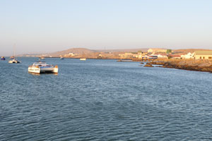This is the harbour of Lüderitz
