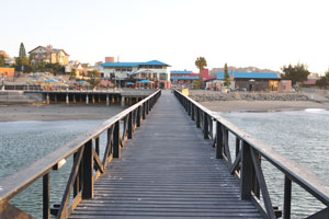 This pedestrian pier is situated in the harbour of Lüderitz