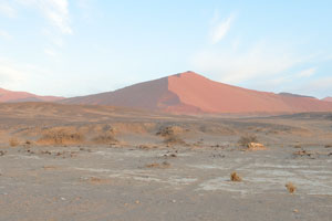 This dune is located near the observation platform situated at the following geo coordinates: -24.634099, 15.648925