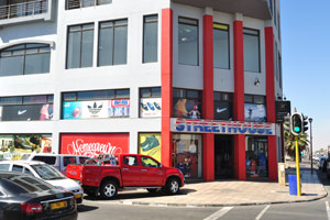Streethouse clothing store is located at the intersection between 11th Road and Sam Nujoma Avenue