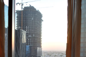 The Al Salam Tower (5B+G+38) is under construction in Doha and has the following geo coordinates 25.323441, 51.525547