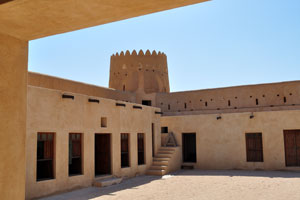 This is the tower of Al Zubara Fort