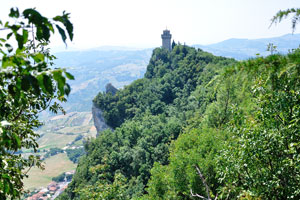 Montale is the smallest of the three peaks of Monte Titano