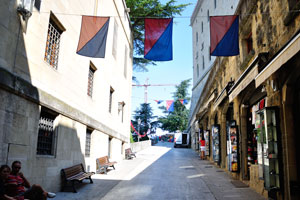 The street of Contrada Omerelli