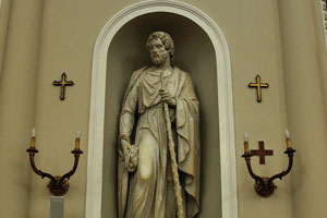 A statue is in the Basilica of San Marino