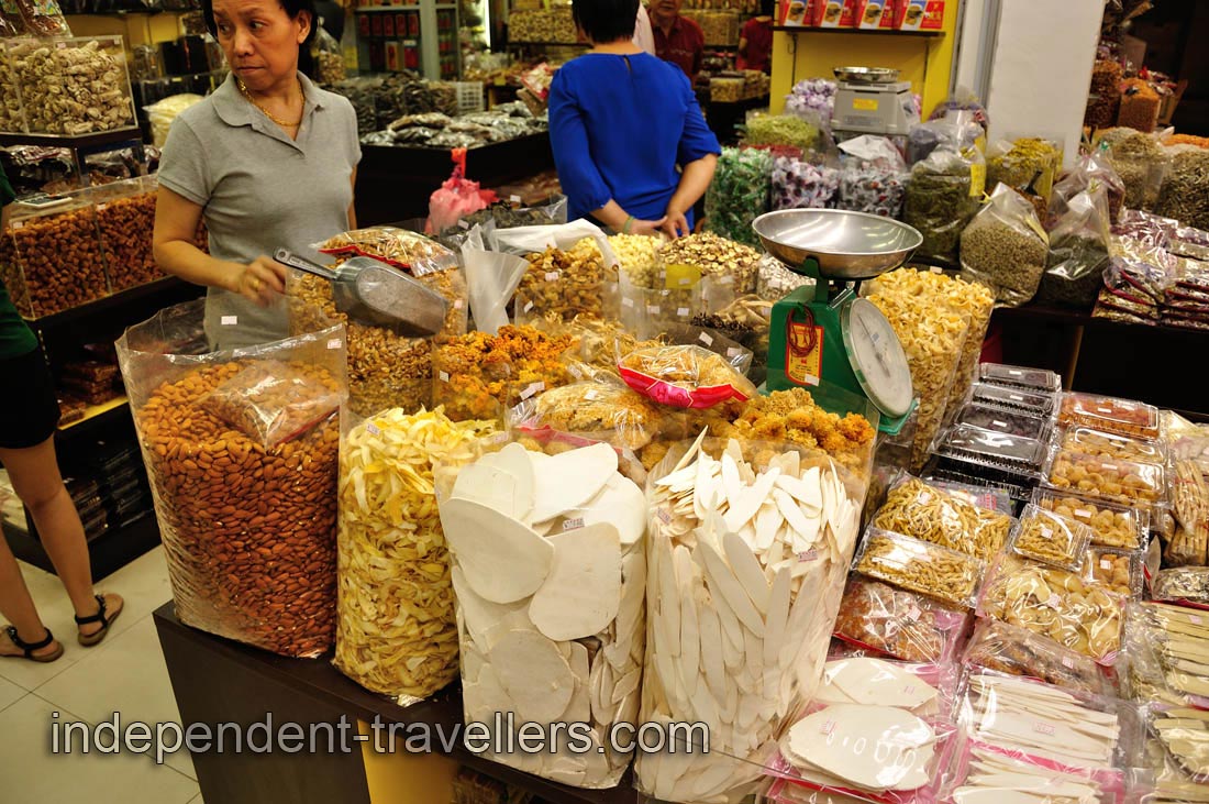 Dried herbs and nuts