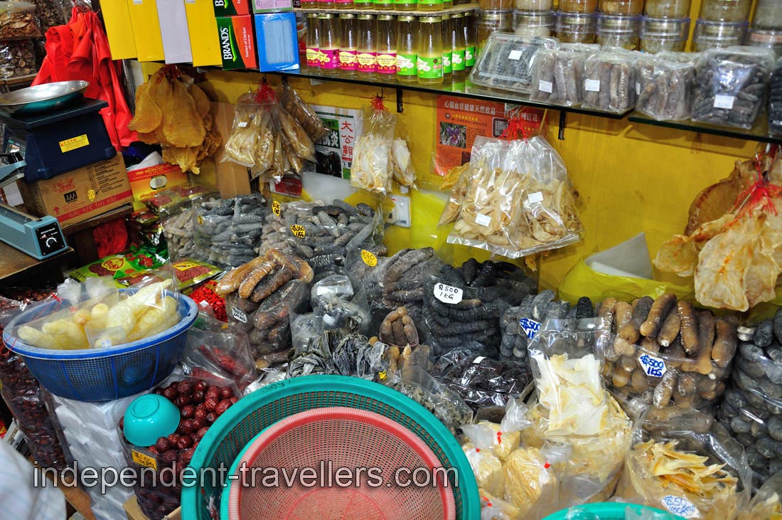 Dry sea cucumbers