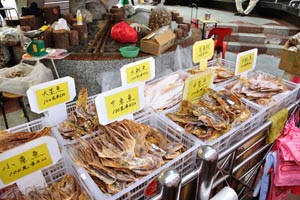 Dried octopuses and squids