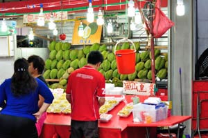 Durians for sale