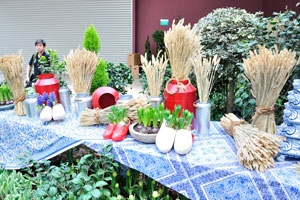 Wheat harvest on the table
