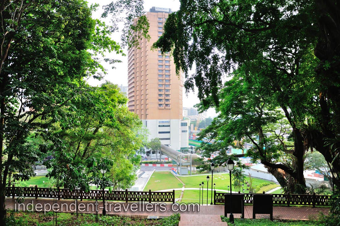 Western part of the park near River Valley Road