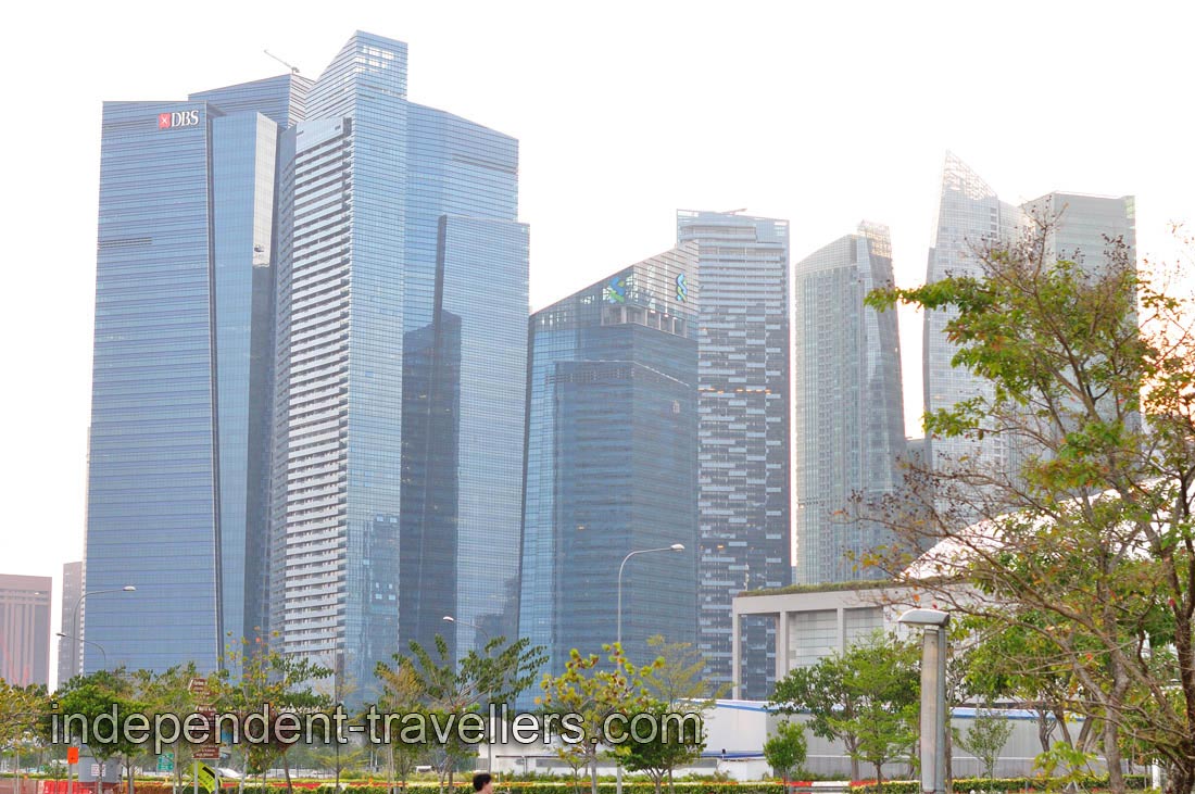 Downtown view from the Gardens by the Bay