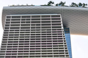 Marina Bay Sands, the rear side