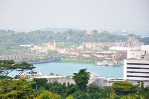 Sentosa view from Mount Faber Park