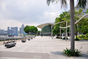 The Shoppes' at Marina Bay - View of Marina Bay Sands Expo & Convention Center