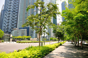 Marina Boulevard is a road in Singapore running along the western side of Marina Bay