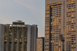 Luxury hotels: Pan Pacific and Mandarin Oriental