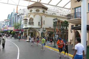 The construction of Resorts World Sentosa and Universal Studios Singapore began on 19 April 2008