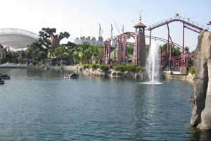 Universal Studios Singapore is 20 hectares in size, occupying the easternmost part of the Resorts World Sentosa