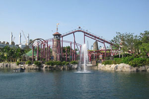 There are a total of 24 attractions, of which 18 are original or specially adapted for the park