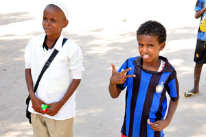 Two somali boys came to us