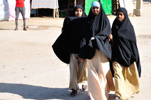 These young Somali girls do not afraid of us