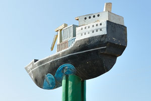 “DHB” Container ship monument