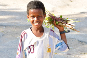Boy with the khat
