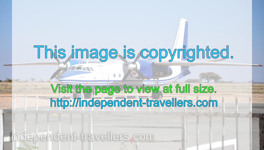 Passenger aircraft “An-24” in Hargeisa International Airport HGA