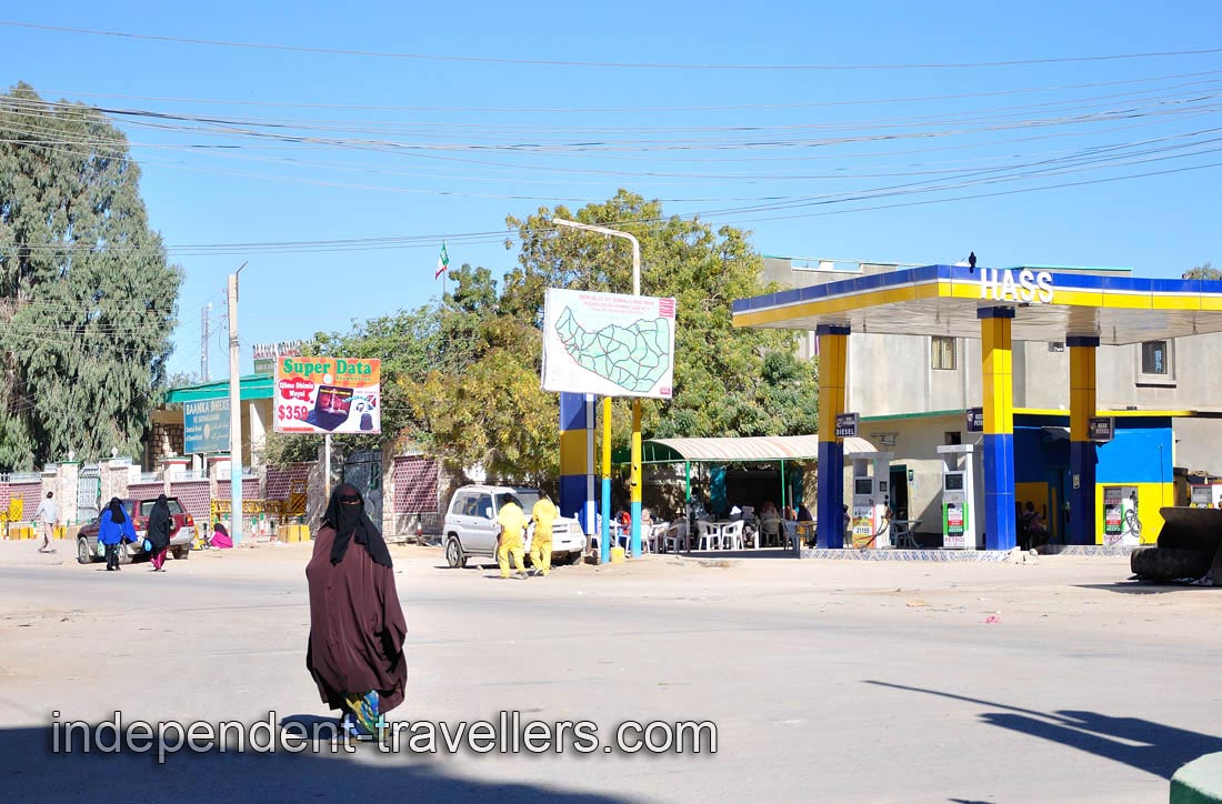 Hass fuel station on the road Number 1 near the Khayriyada Memorial Square