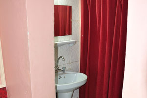Oriental hotel: the washbasin of my room