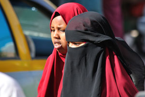 Different faces of the Somali women