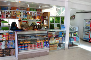 Small grocery shop on the first floor in Hargeisa International Airport HGA